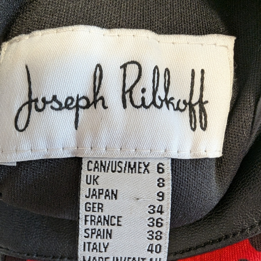 Joseph Ribkoff Red and Black Leopard Dress - Picture 7 of 7